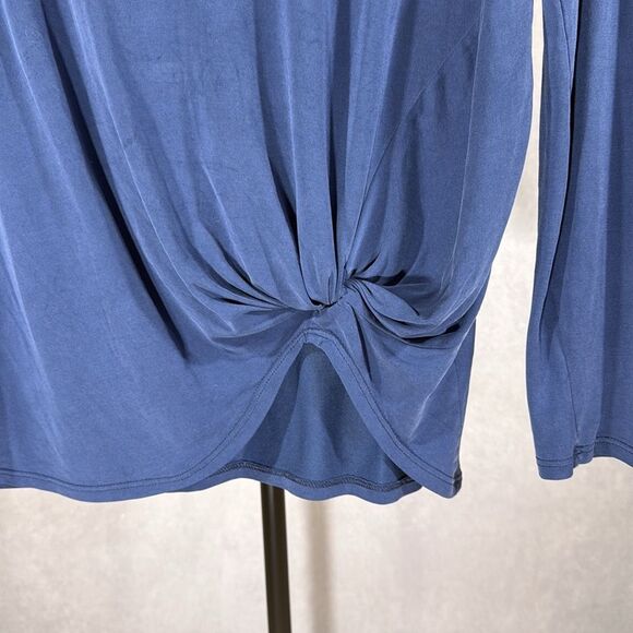 Navy Casual Top with Twist Knot Detail - Picture 8 of 8
